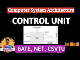 L-1.21 Control Unit in Computer Architecture | Control Unit Block Diagram & Types | COA | CSA