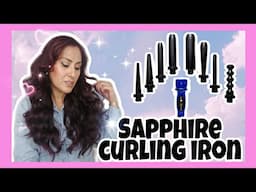 COMO RIZAR TU CABELLO de 8 formas diferentes con la SAPPHIRE CURLING IRON (Colab IRRESISTIBLE ME)