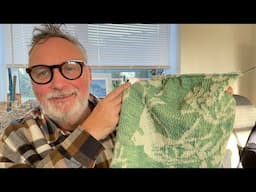 How to knit the Bluebird throw day 4 #howtoknit #knitting #knitted #blanket