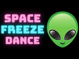 SPACE FREEZE DANCE - Virtual PE - BRAIN BREAK for Kids