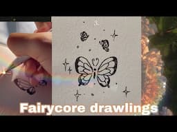 Fairycore drawings and doodles-🧚‍♀️🧚✨🌱🐚🍄helps boredem| TubeTok