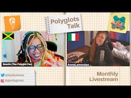 🔴 POLYGLOTS TALK LIVE || Laddering, Interlanguaging & GOALS