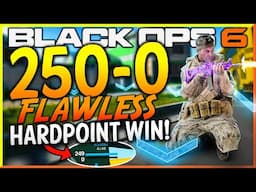 Black Ops 6: "FLAWLESS 250-0 HARDPOINT WIN!" - Team Challenge #1! (BO6 FLAWLESS HARDPOINT WIN)