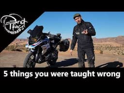 5 things you were taught wrong in your motorcycle class