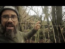 Primitive Bushcraft Shelter  - The Lean too shelter