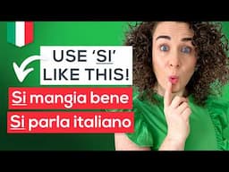 SI Impersonale: How to use the Impersonal SI in Italian (+ FREE PDF) [Italian for Beginners]