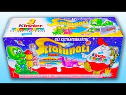 ASMR 3 Rare Kinder Surprise 1998 Stralunati from Italy