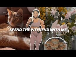 spend the weekend with me | training + groceries + meal prep