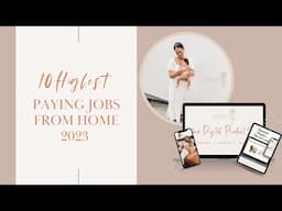 10 Highest Paying Jobs from Home 2023