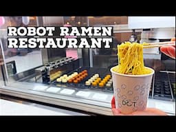 Robot Makes Gourmet Ramen Noodles in Tokyo Japan