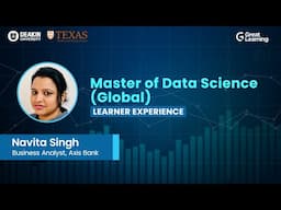 Master of Data Science (Global) Program Review by Navita | Deakin University, UT Austin