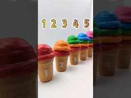 Ice Cream Scoop Counting | 1-5 | Educational Videos for Toddlers