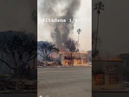 LA Fire Update Altadena on January 8th 2025 #lafire #staysafela