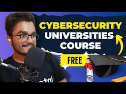 Free College/University Cybersecurity Course Available Online🔥 #cybersecurity