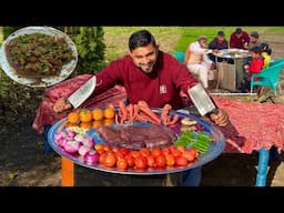 Special Tawa Table  Delicious mutton kaleji  Mutton Liver On Hot Tawa Table Masala mutton kaleji