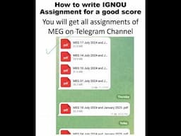 How to Prepare IGNOU ASSIGNMNETS JUNE 2025 Exam JOIN TELEGRAM https://t.me/assignmentignoupoonamdua