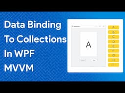 How to Bind Collections to UI in WPF MVVM