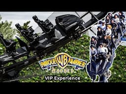 We Had THIS Roller Coaster To OURSELVES! | VIP Experience at Parque Warner Madrid