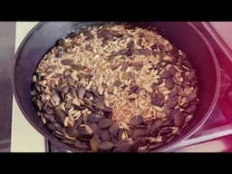 Homemade Dry Roasted Salty Seed Mix Recipe | Perfect Topping for Pasta, Salads & More!