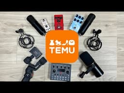 Trying TEMU Products for Musicians and Content Creators