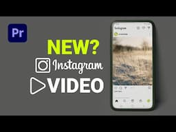 The best INSTAGRAM VIDEO settings in Adobe Premiere Pro - 2022 (Videos, Reels & Stories)