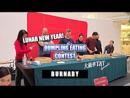 DUMPLIING EATING CONTEST METROTOWN LUNAR NEW YEAR 2025 BURNABY | #FOOD #STREETFOOD #LUNARNEWYEAR