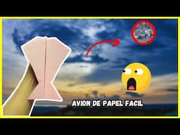 Nuevo RÉCORD MUNDIAL de Aviónes De Papel! ¡Cómo Hacer el MEJOR Avión De Papel Para Distancia