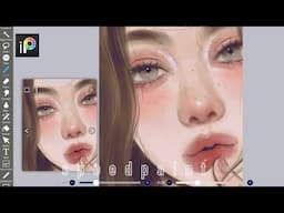 Draw a pretty face with me in ibisPaint x🌹