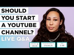 Should you Start a Youtube Channel in 2021? | Live Q&A