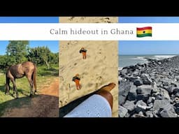 Visit Ghana 🇬🇭 | Calm resort with Turtles | Horses | The C resort- Prampram Ghana