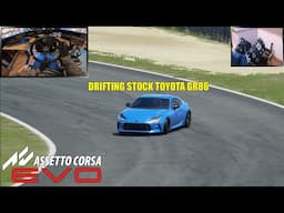 Drifting in Assetto Corsa EVO | Stock Toyota GR86 on Suzuka