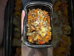 TRY OUT THIS HIGH PROTEIN GROUND BEEF SWEET POTATO BOWL 🔥🔥🔥🔥🔥 #highproteinmeal #mealpreptips