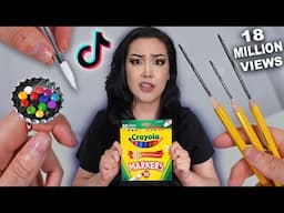 I Tested UNHINGED Viral Art Supplies & Techniques