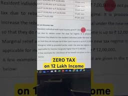 ZERO Income Tax 🤩  New Tax Regime (FY2025-26)