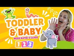 Toddler & Baby Learning With Miss Katie | Learn Animals, First Words, Signs & Gestures Toddler Video