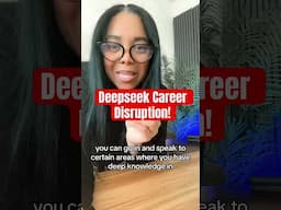 Deepseek Career Disruption  join the upcoming consulting session: iamkelljackson