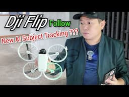 DJI Flip - OMG ? AI Tracking Follow night...