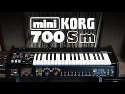 Introducing the miniKORG 700Sm Synthesizer