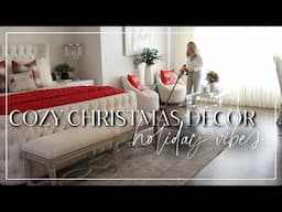 Cozy Christmas Vibes | Bedroom & Dining Room Holiday Decor! #CleanAndDecorateWithMe