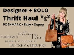 Designer Bolo 50% Off Thrift Haul to Resell Online | Poshmark, Ebay, Depop Seller | Make Money