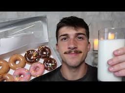 ASMR Krispy Kreme MINI Doughnuts Mukbang