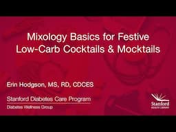 Mixology Basics for Festive Low-Carb Cocktails & Mocktails