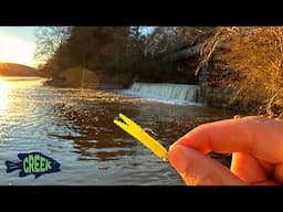 Cold Winter River Bank Fishing