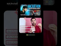 Hackathons explained for beginners {Promo} in Telugu