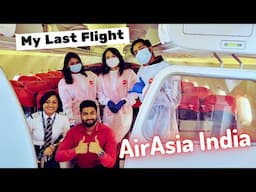 My last Flight as AirAsia India Pilot | Last day at work !!! Buh bye 2021