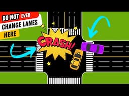 WRONG Lane Change - Driving Mistakes | Road Test Fail | #drivinglicense