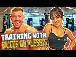 Dricus Du Plessis teaches me how to fight & blitz on opponents! | UFC 312