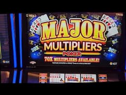 New Game Alert! Major Multipliers Video Poker