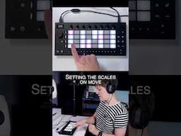 How do the SCALES work in Ableton Move!? #abletonmove