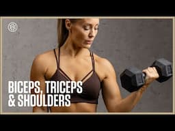 42MIN Bicep, Tricep & Shoulders Workout // Day 25: HR12WEEK 5.0